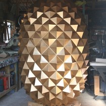 Fabrication objets géants Ananas 3m